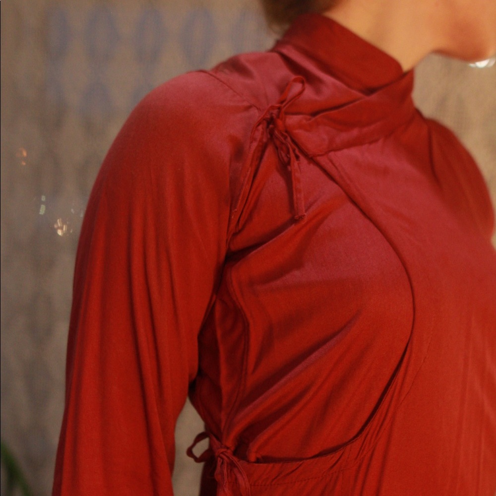 Vintage ‘70s Red Wrap Dress